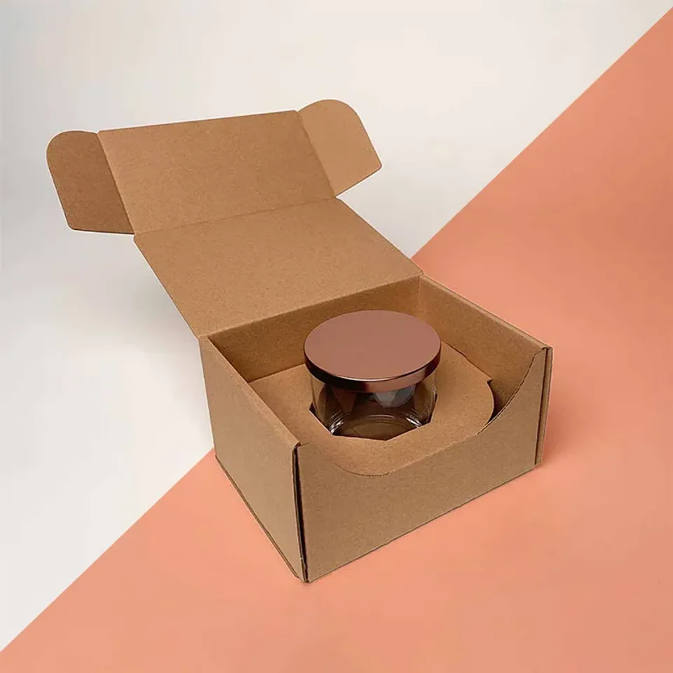 Kraft Candle Boxes made to order