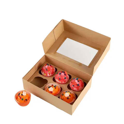 Kraft Cupcake Boxes
